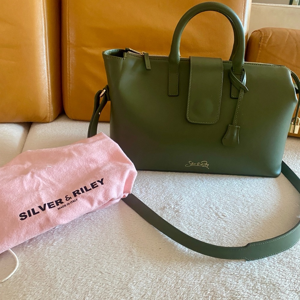 Silver & Riley CONVERTIBLE EXECUTIVE LEATHER BAG - Picture 3 of 11